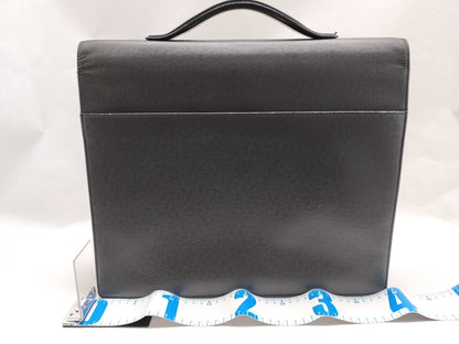 LOUIS VUITTON Taiga Bag Louis Vuitton Taiga Serviette Tobol Business Bag Black Business Bag