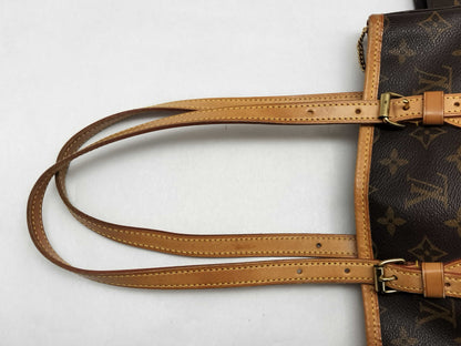 LOUIS VUITTON Monogram Bag Louis Vuitton Monogram Bucket PM Handbag Tote Bag with Pouch