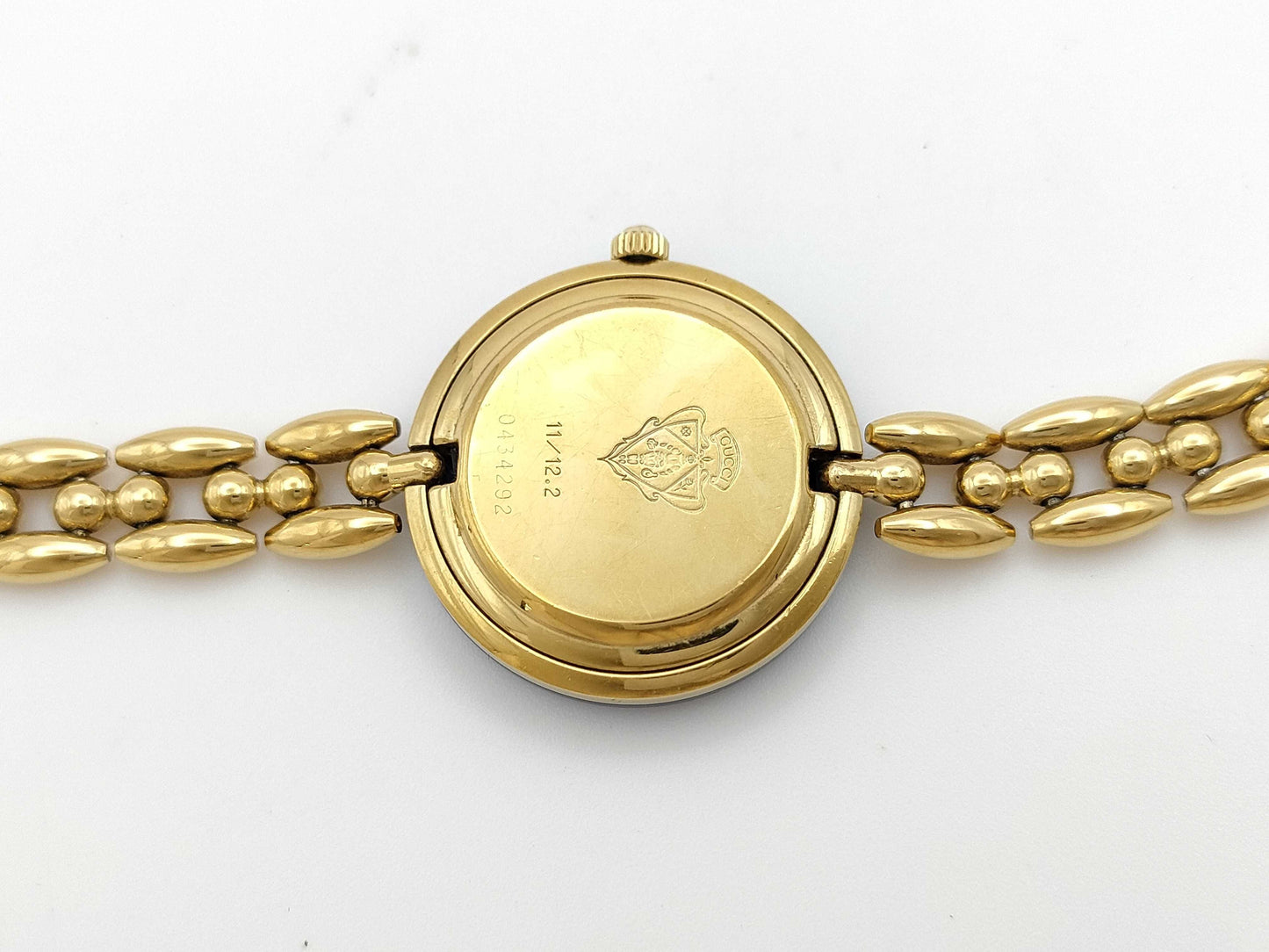 GUCCI Change Bezel 11/12.2 0434292 Quartz Current Status Immovable Women's Watch