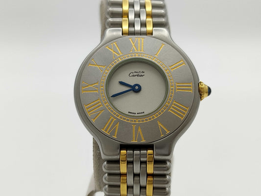 Cartier Mast 21 Vantian 901057816 Quartz Current Status Immovable Women's Watch