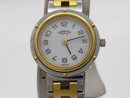 HERMES Clipper CL6.720 548011 Quartz Current Immovable Dead Battery Women's Watch