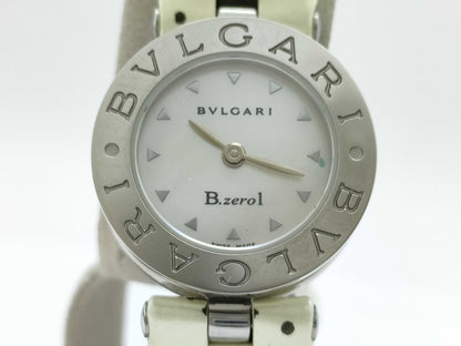 BVLGARI Bezero One BZ22S Shell Dial D6978 Quartz Current Status Immovable Women's Watch