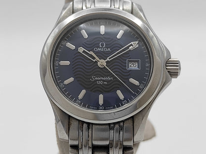 OMEGA Seamaster 120m 2571.81 Blue Dial 56588032 Quartz Current Fixed-Duty Women's Watch