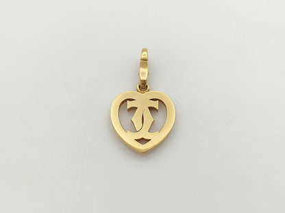 Cartier 2C Charm Pendant Top in Yellow Gold 750, 5.5g 