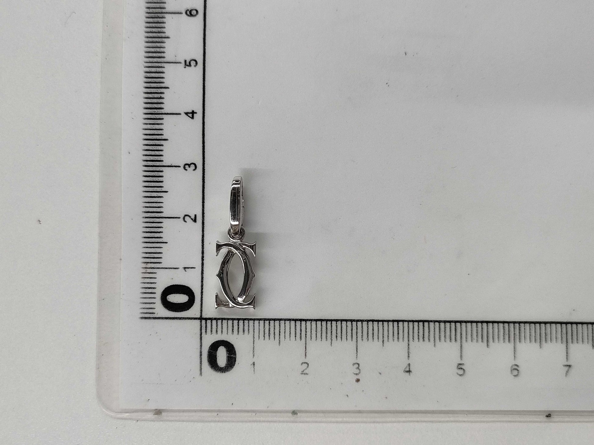 Cartier 2C Charm, WG 750, 2.7g Pendant Top 