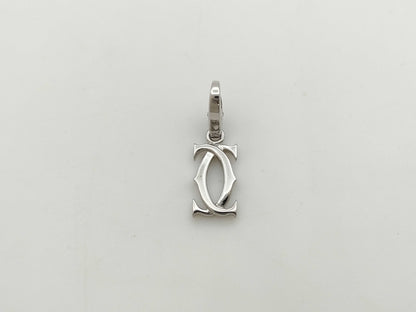 Cartier 2C Charm, WG 750, 2.7g Pendant Top 