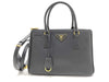PRADA Galleria Handbag with Strap, Black