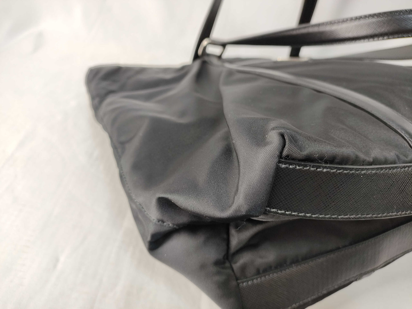 PRADA Prada Tote Bag Black Saffiano Base Handbag