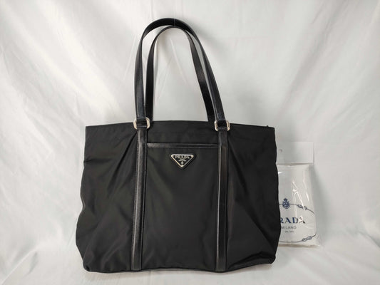 PRADA Prada Tote Bag Black Saffiano Base Handbag
