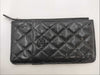 CHANEL Caviar Skin Black Phone Fragment Case Other Accessories