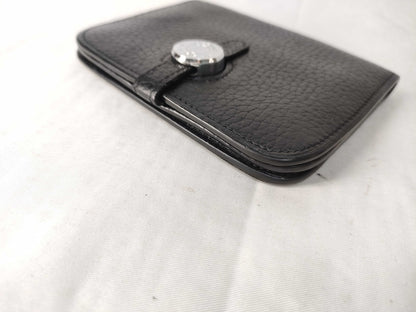 HERMES Dogon Black Coin Case