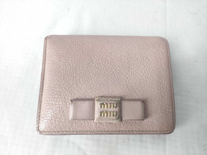 Miu Miu RFID vertical logo wallet with box