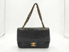 CHANEL Matrasse W Flap Black with Jujin Plaza Logo Shoulder Bag