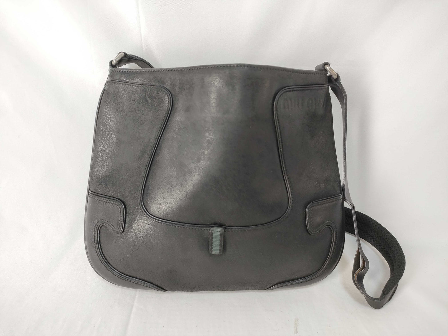 Miu Miu Miu Miu Archive Bag Black Rogo Shoulder Bag