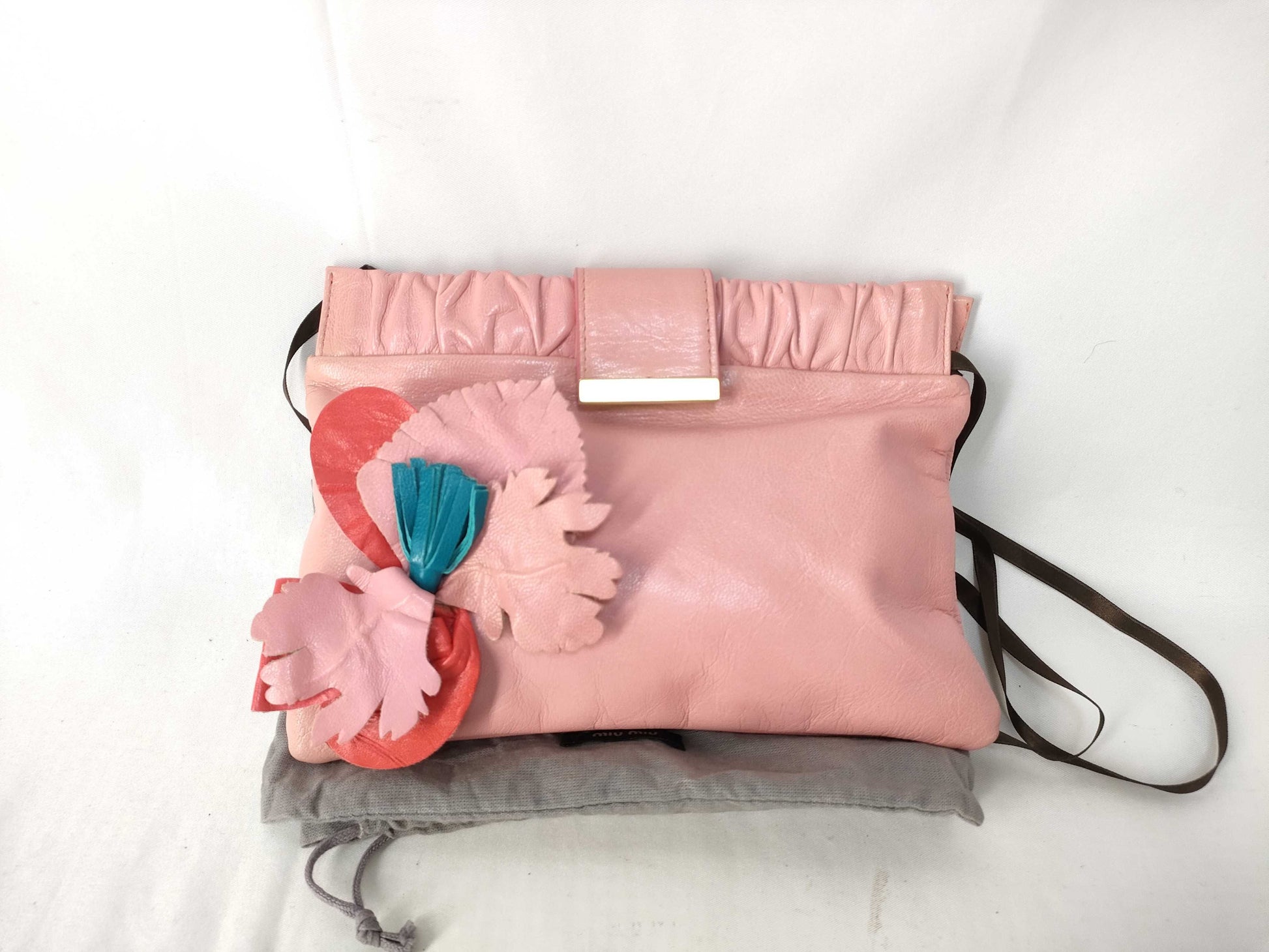 Miu Miu Flower Shoulder Bag
