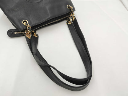CHANEL Caviar Skin Black Bag