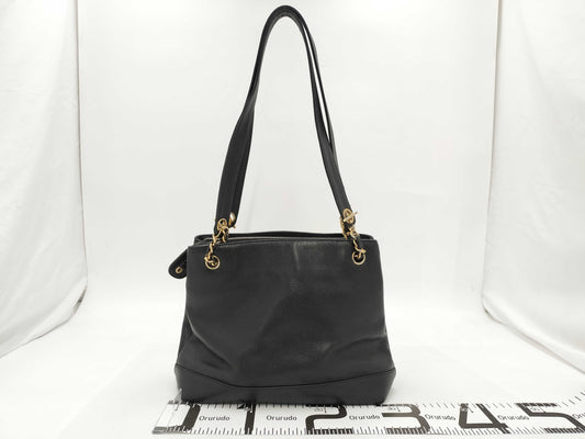 CHANEL Caviar Skin Black Bag