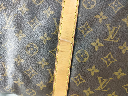LOUIS VUITTON Monogram Louis Vuitton Keepall 55 Bandouliere Boston Bag