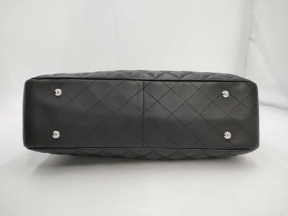 CHANEL Matlasse Black Tote Bag