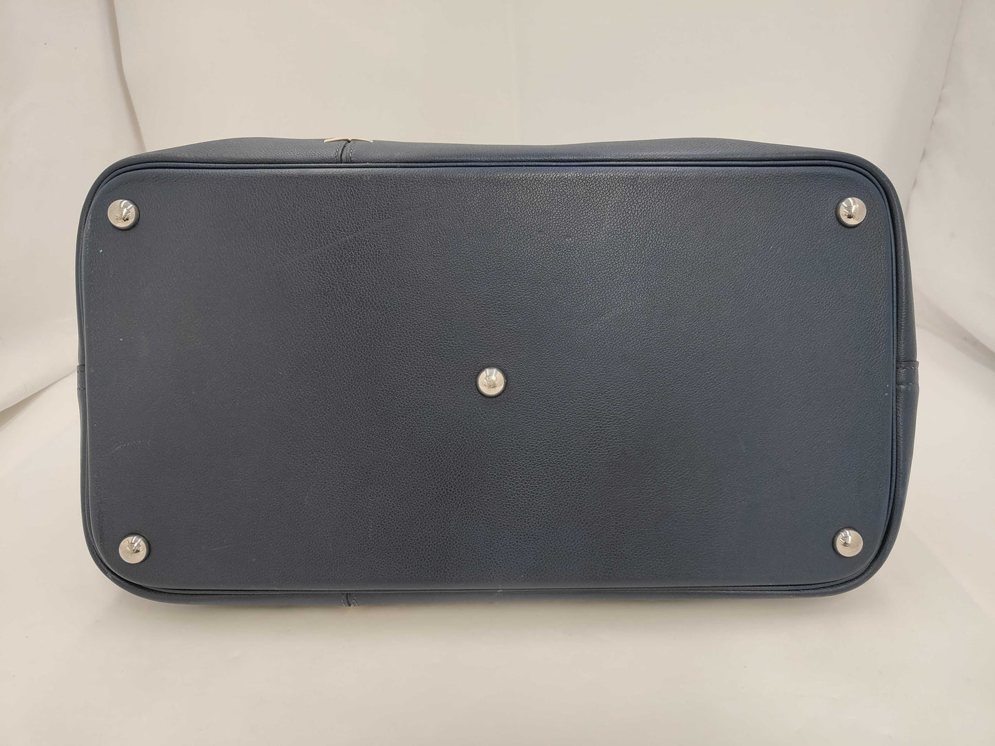 HERMES Hermes Bolide 45 Baseball Leather Handbag C-Engraved Bag