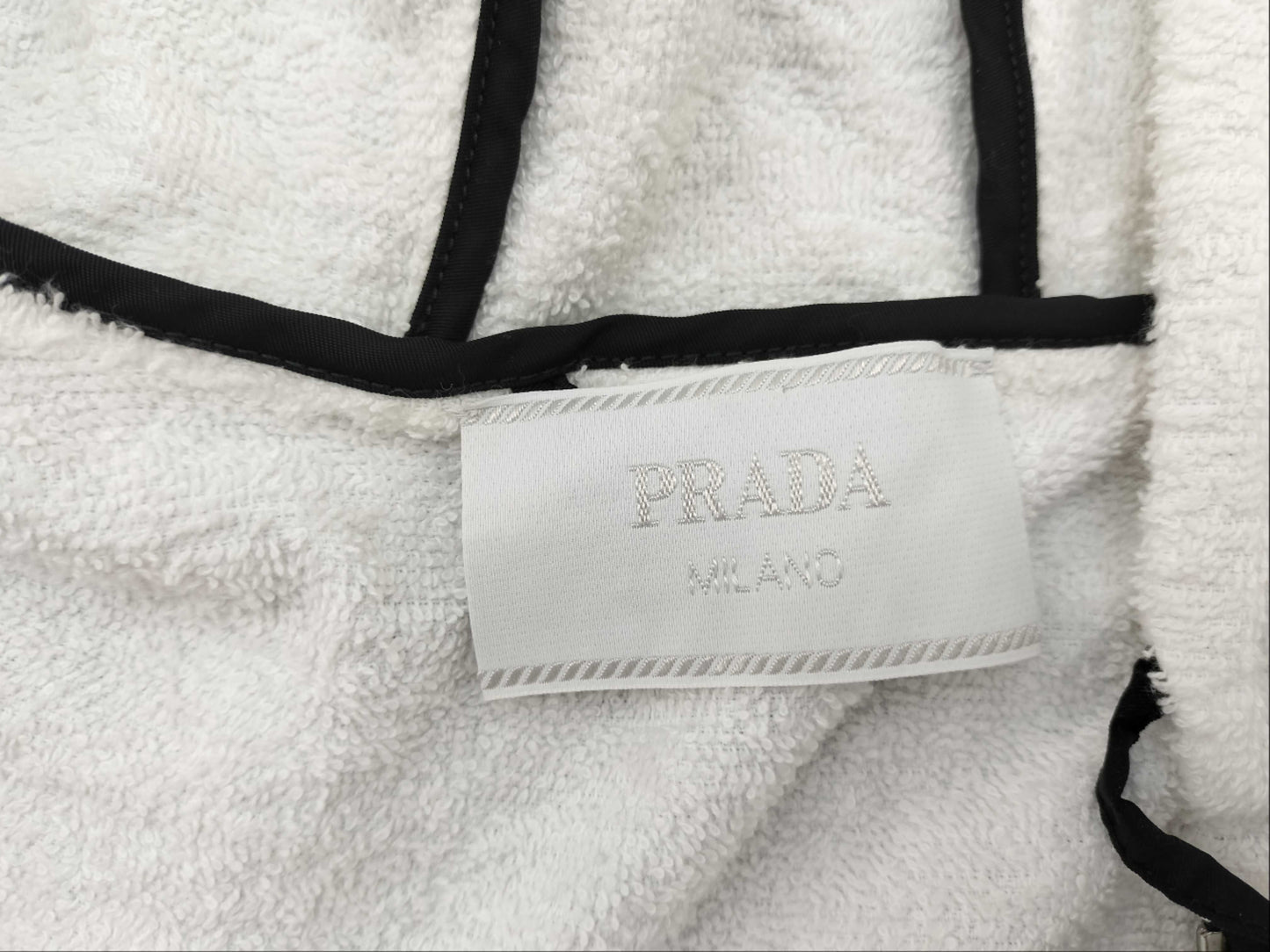 PRADA PRADA Zip Hoodie White Tops