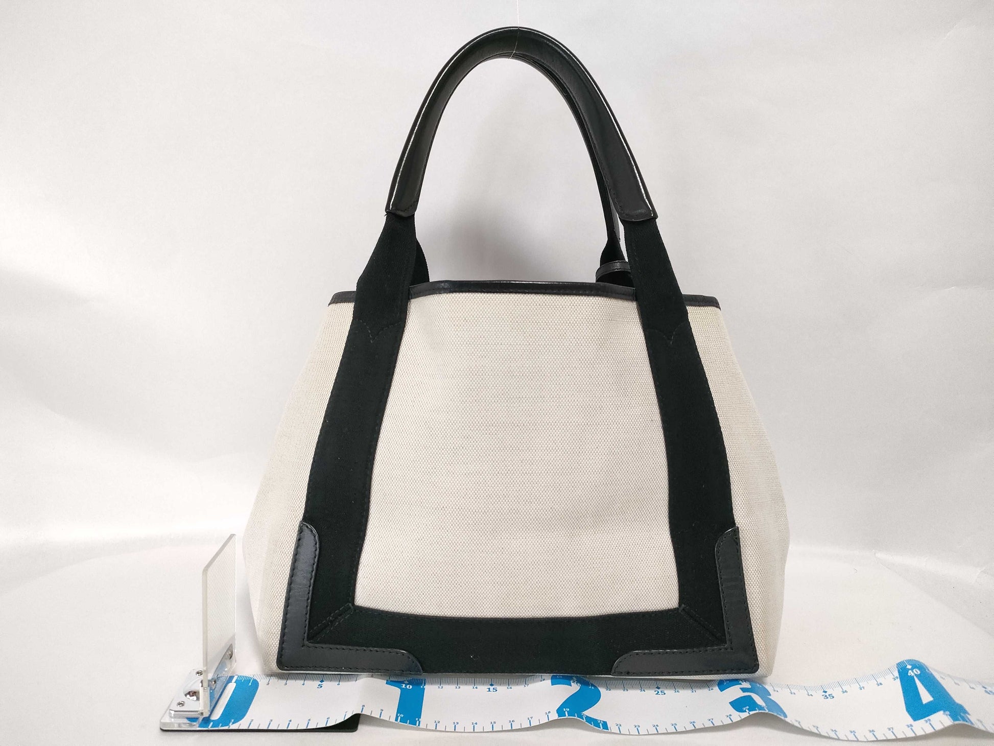 BALENCIAGA Navy Cabas Tote Bag