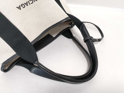 BALENCIAGA Navy Cabas Tote Bag