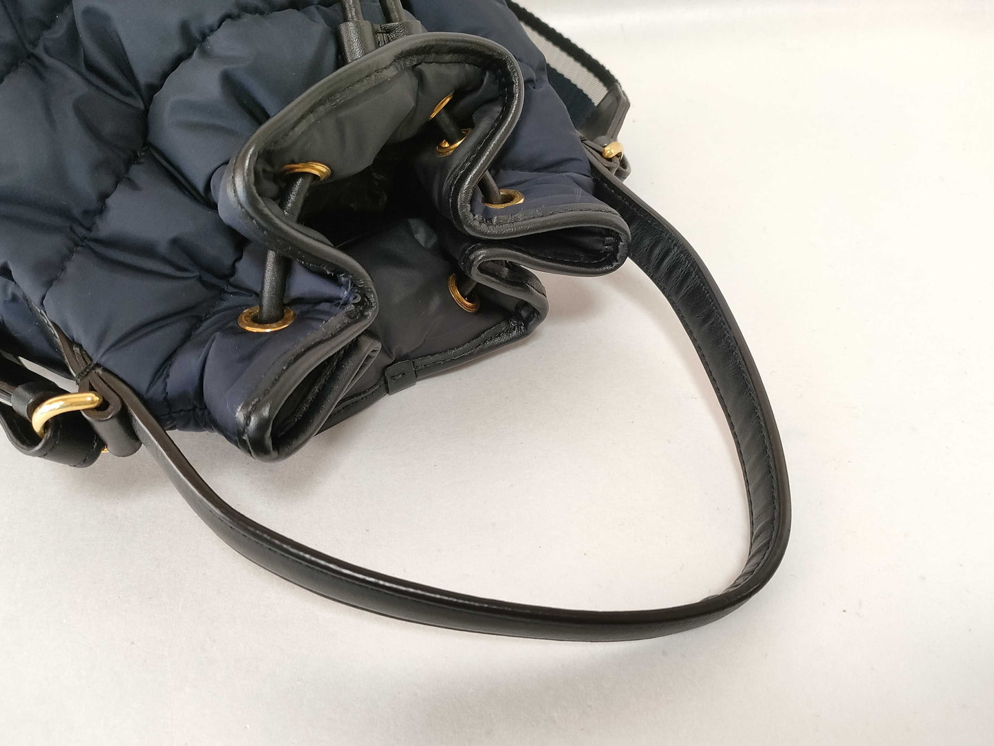 MONCLER Moncler Drawstring 2-Way Shoulder Bag Navy