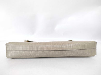 LOEWE Anagram Linen Clutch Bag