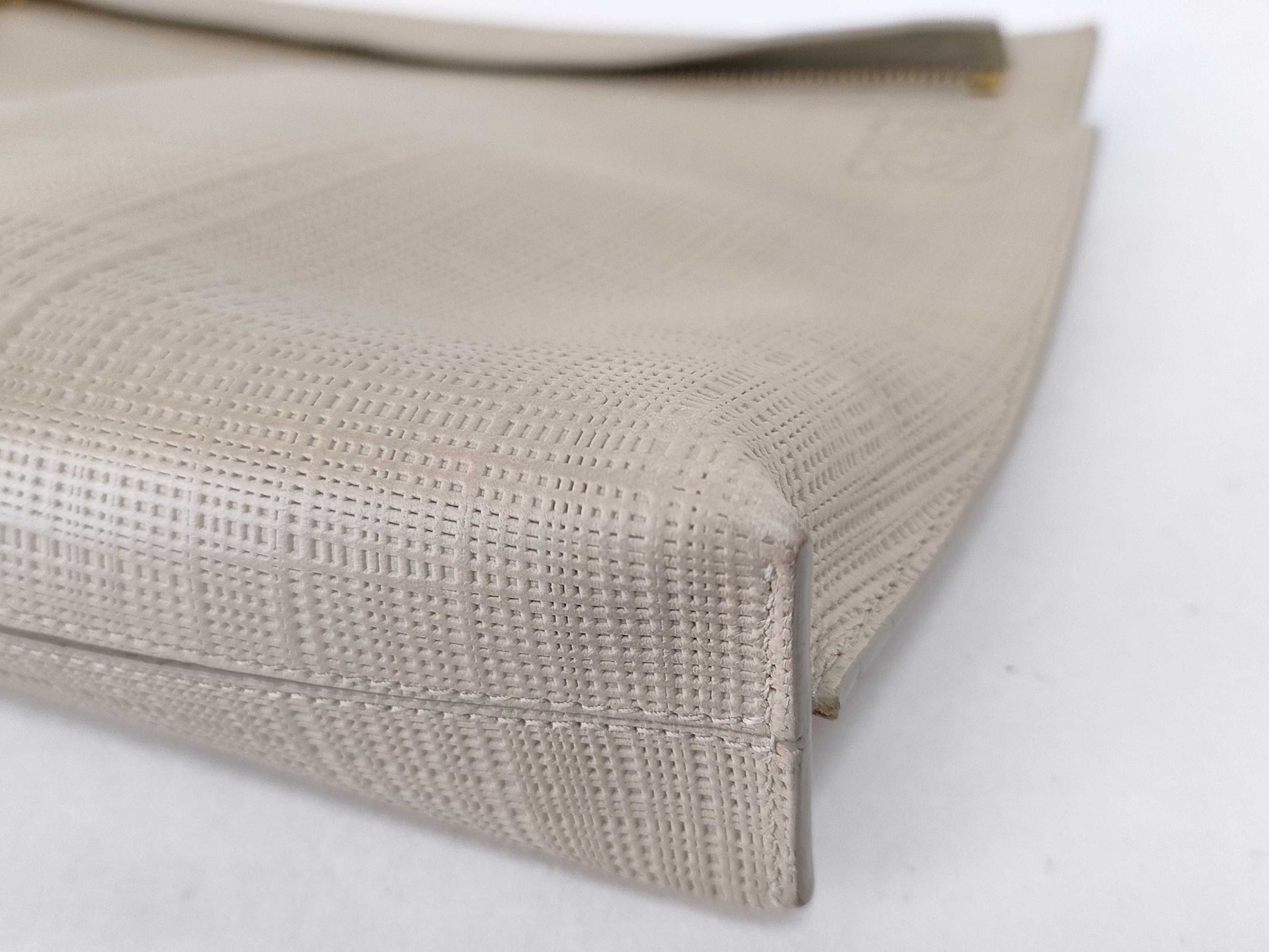 LOEWE Anagram Linen Clutch Bag