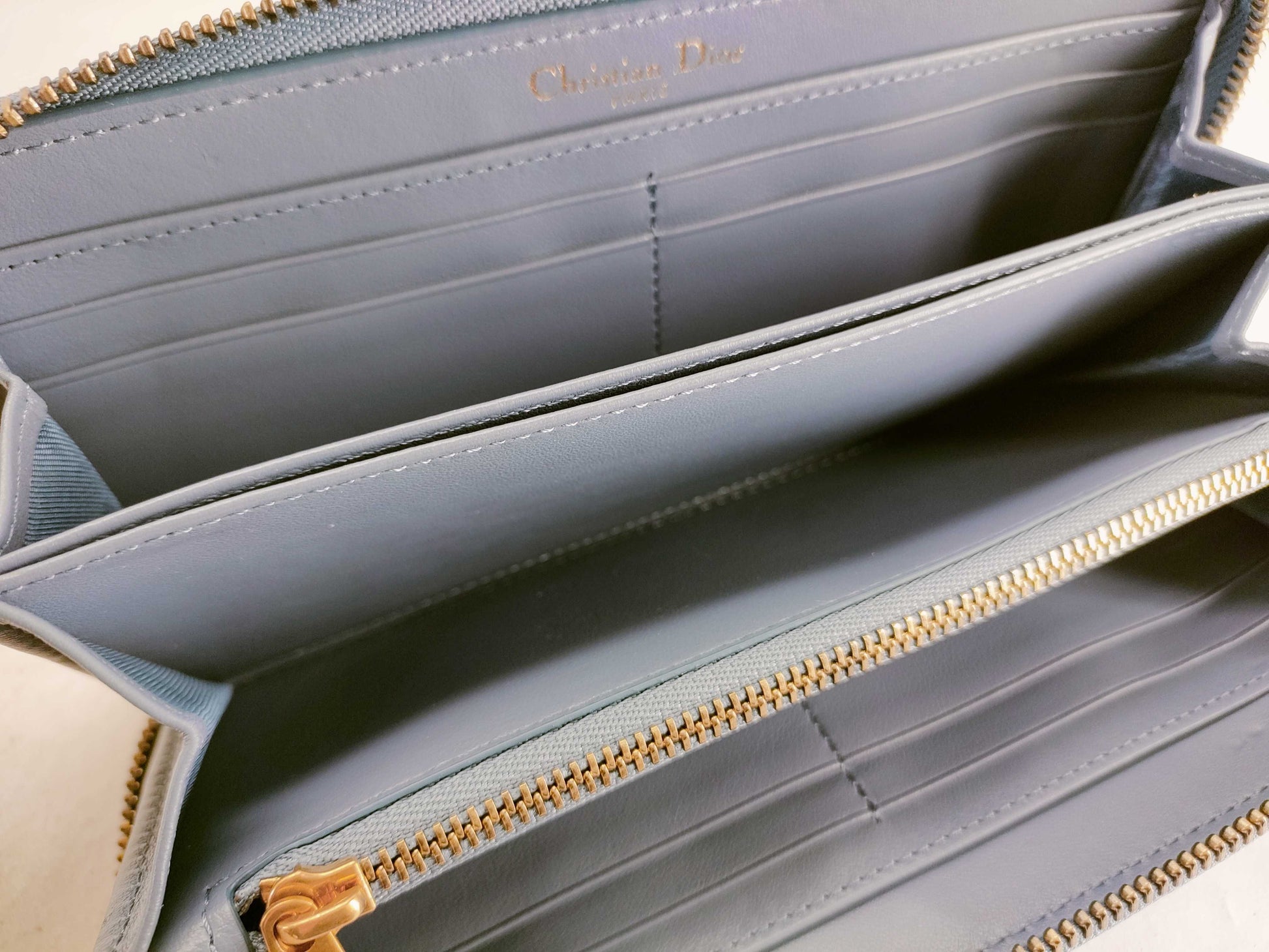 Dior Trotter Christian Dior Logogram Trotter Long Wallet