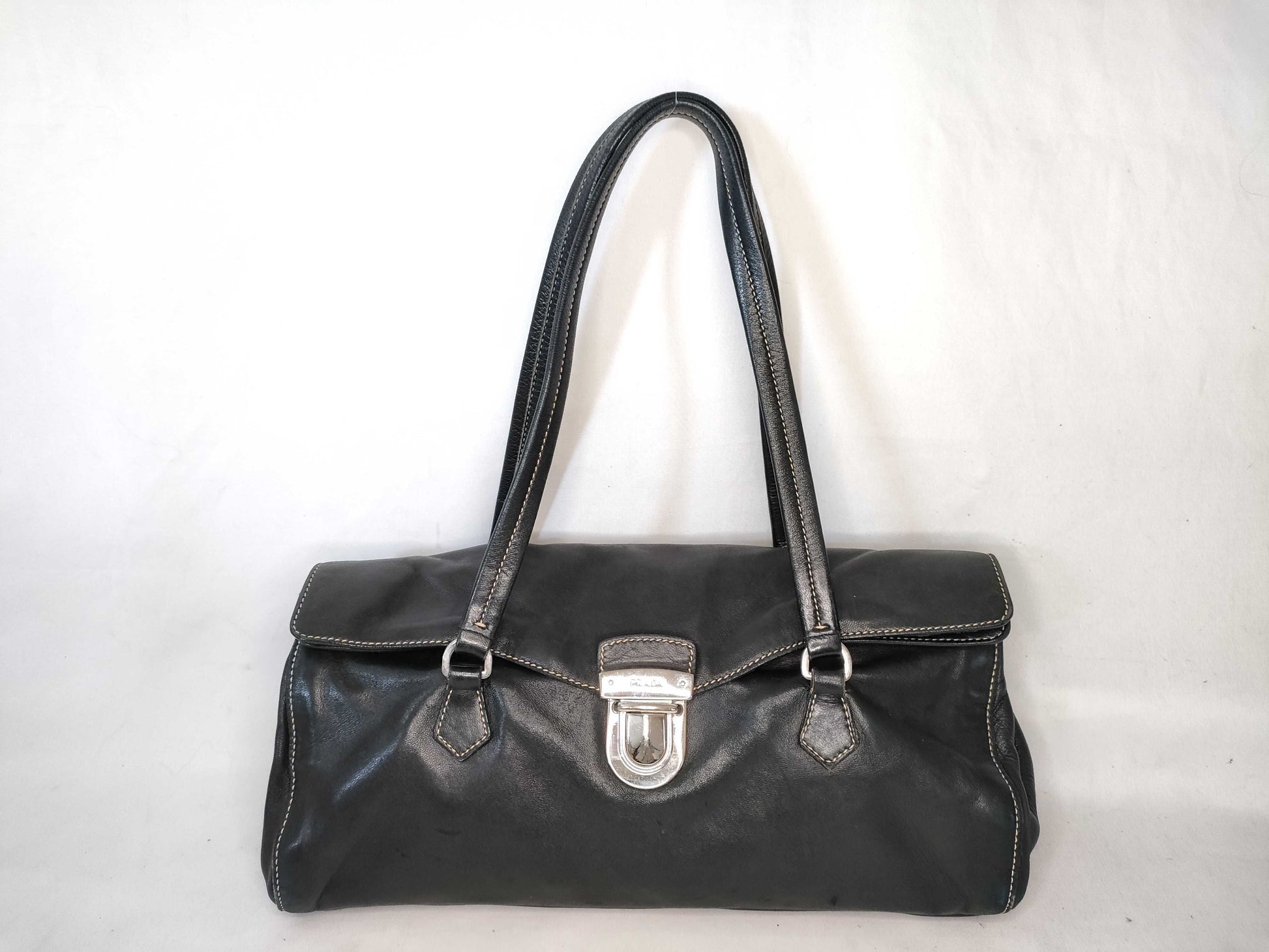 PRADA PRADA Prada Leather Shoulder Handbag Shoulder Bag