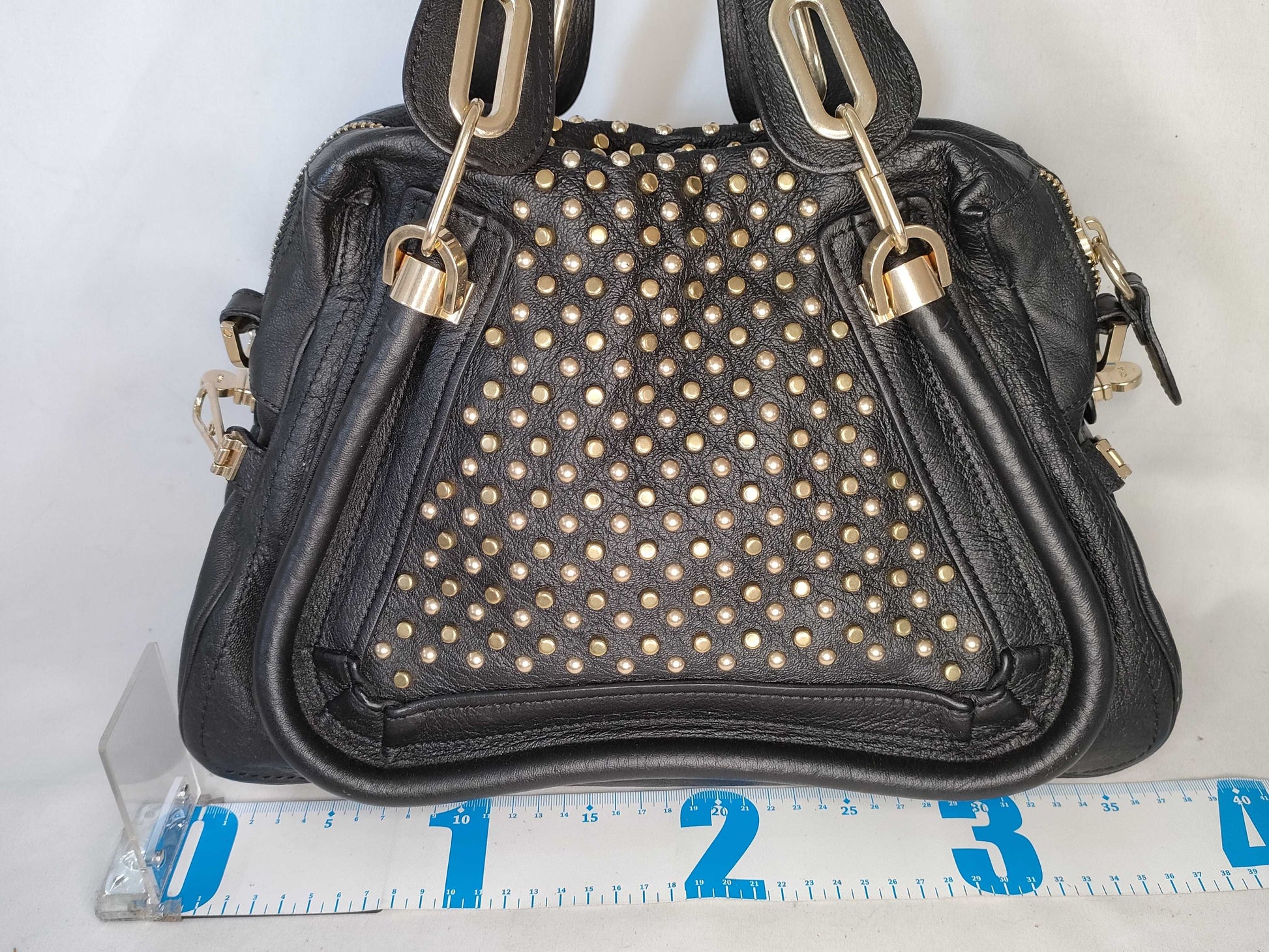Chloe Paraty Studded Handbag