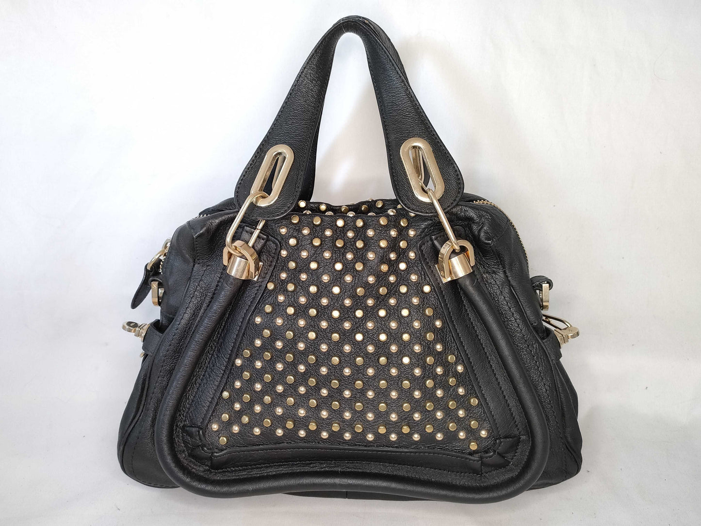 Chloe Paraty Studded Handbag