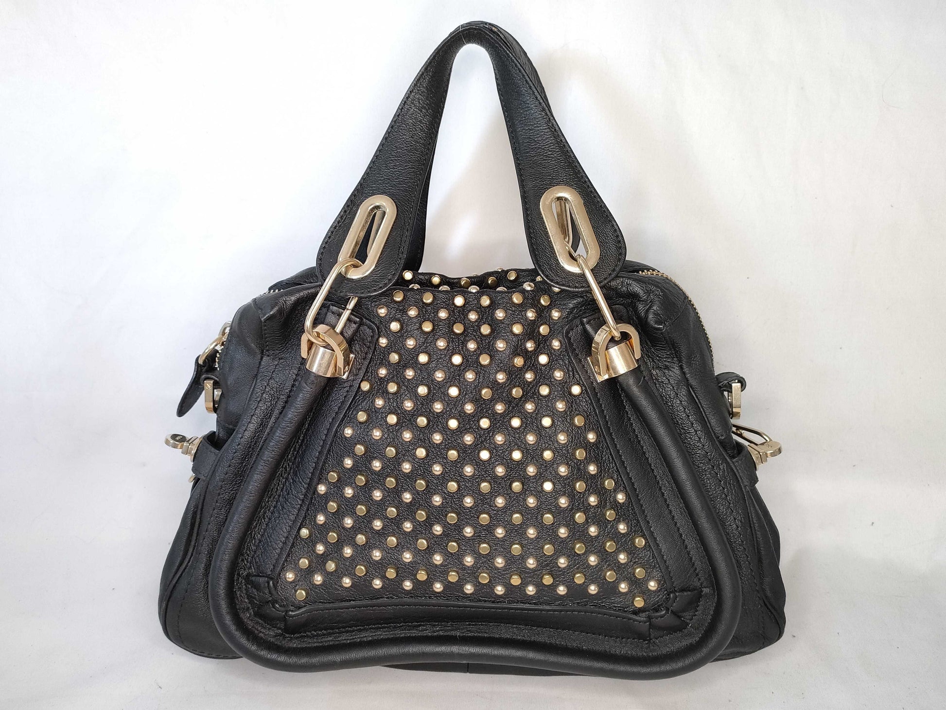 Chloe Paraty Studded Handbag