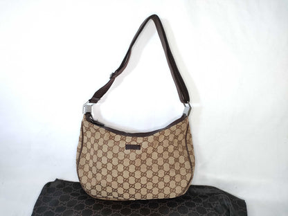 GUCCI GG Canvas Shoulder Bag Gucci GUCCI GG Canvas Shoulder Bag