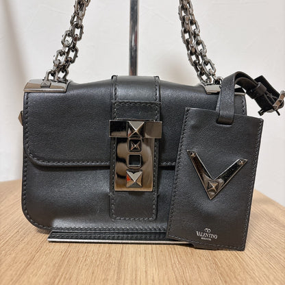 VALENTINO Studded Chain Shoulder Bag