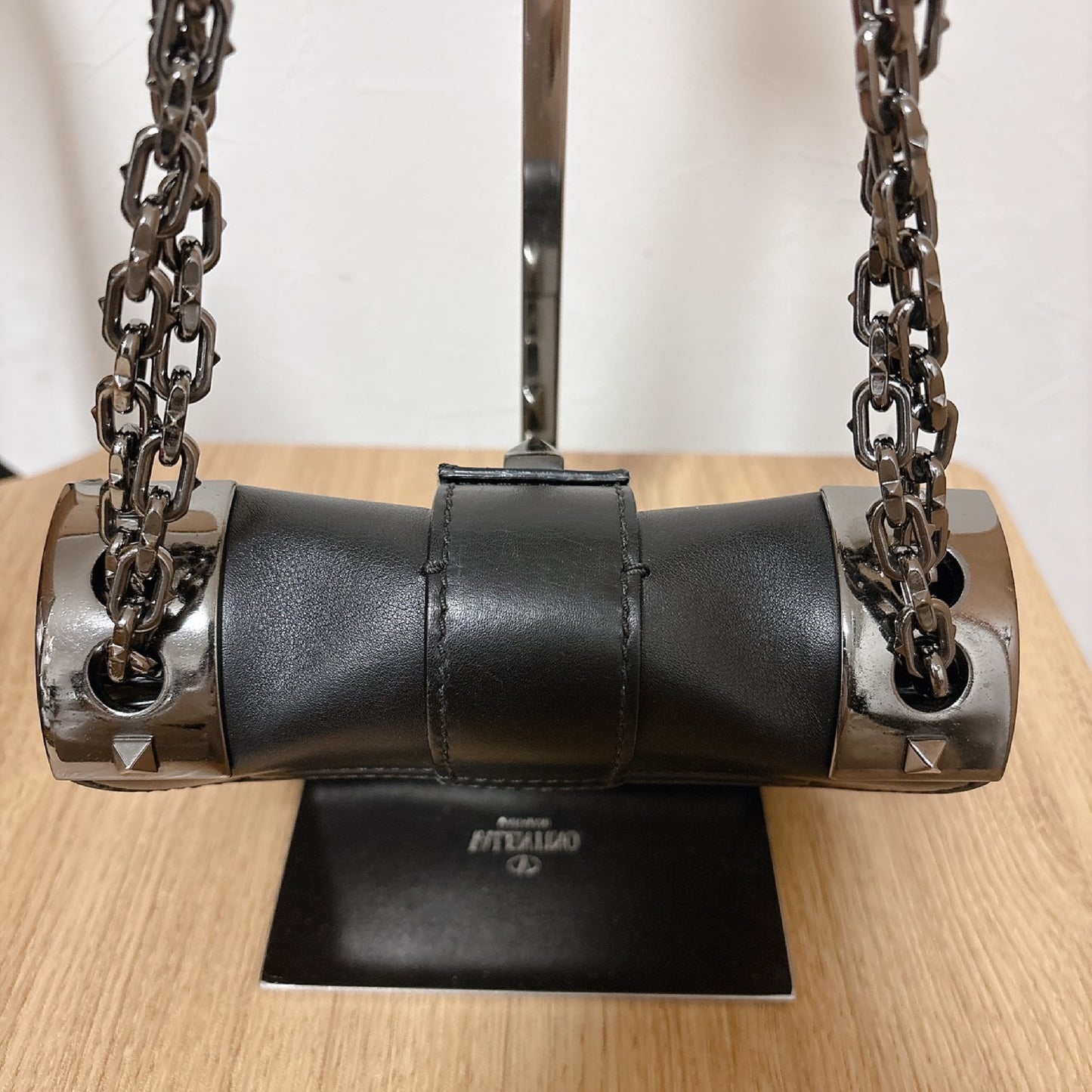VALENTINO Studded Chain Shoulder Bag
