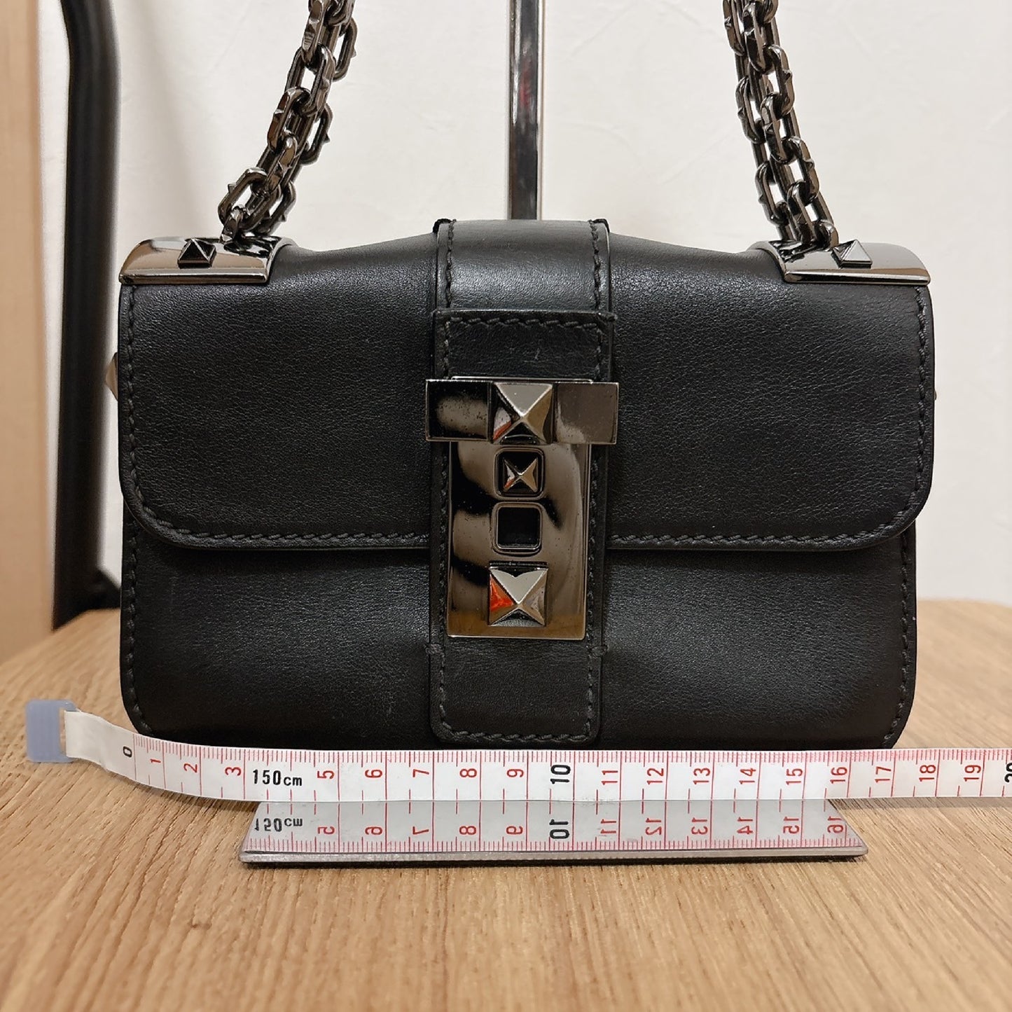 VALENTINO Studded Chain Shoulder Bag