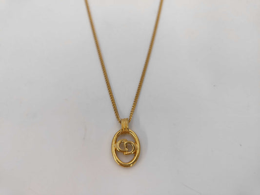 Dior CD logo necklace