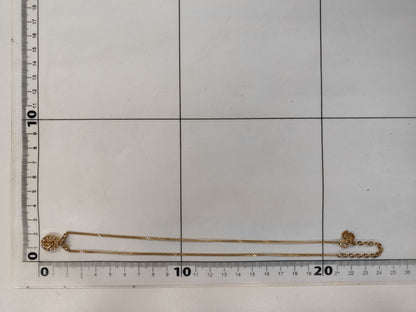 Dior CD logo rhinestone necklace