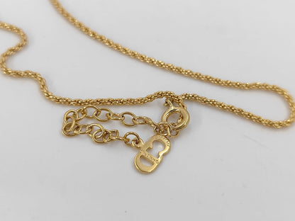 Dior CD logo necklace