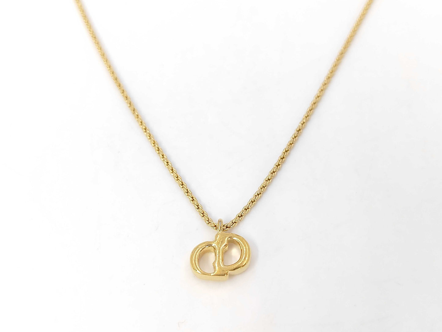 Dior CD logo necklace