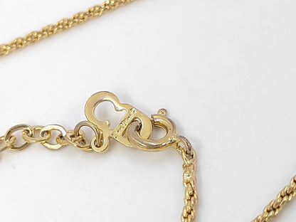Dior CD logo necklace
