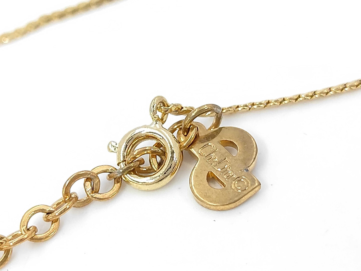 Dior CD logo necklace