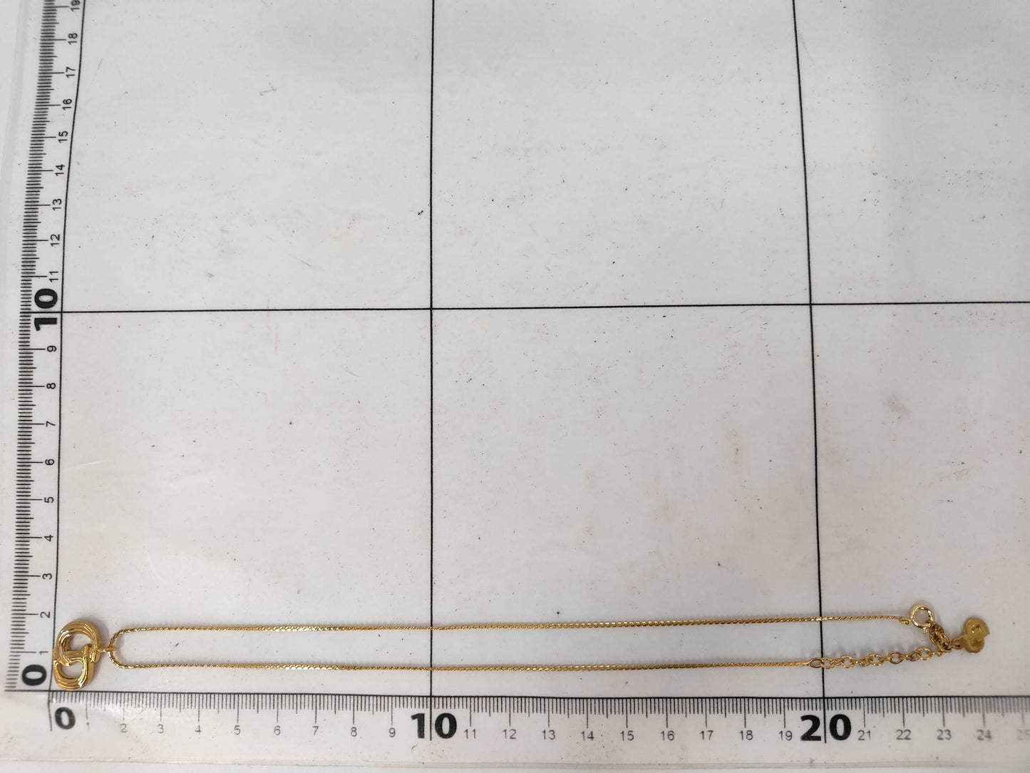 Dior CD logo necklace