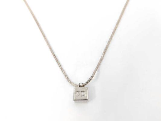 Dior Cube CD Logo Necklace