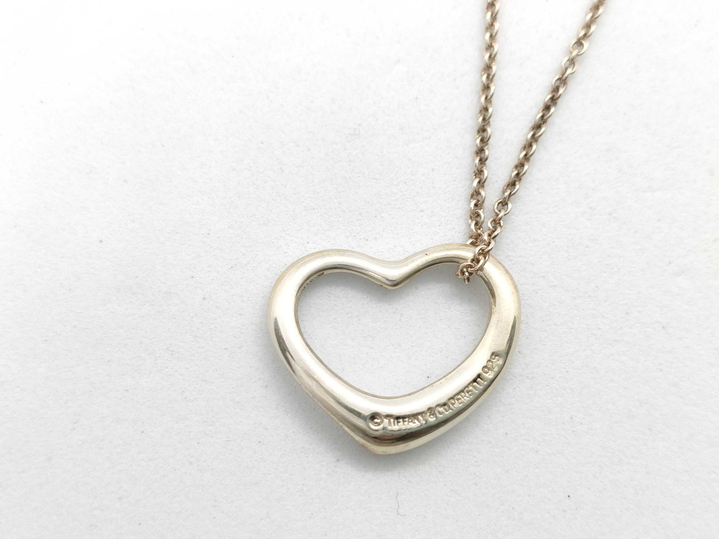 Tiffany & Co. Open Heart Tiffany Necklace