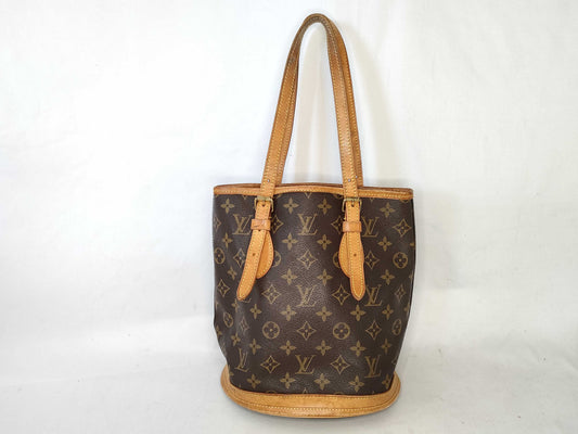 LOUIS VUITTON Monogram Louis Vuitton Bucket Tote Bag