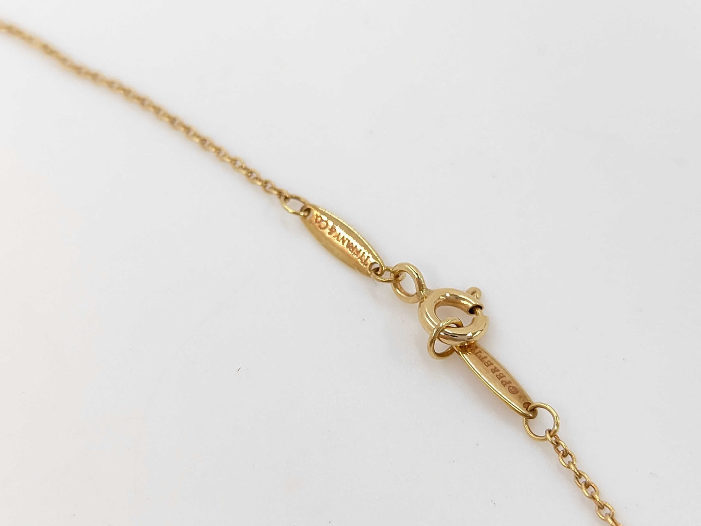 Tiffany & Co. By the Yard 1PD YG AU750 1.8g Necklace 